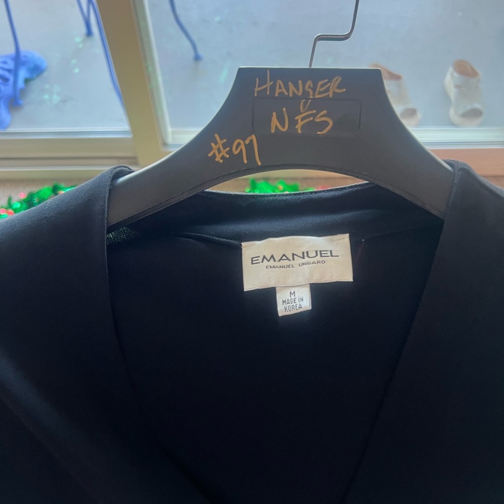 Emanuel Ungaro Classic Black Blazer
